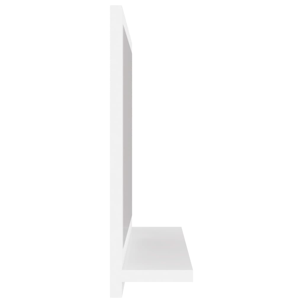 vidaXL Lustro łazienkowe, białe, 40x10,5x37 cm, płyta wiórowa