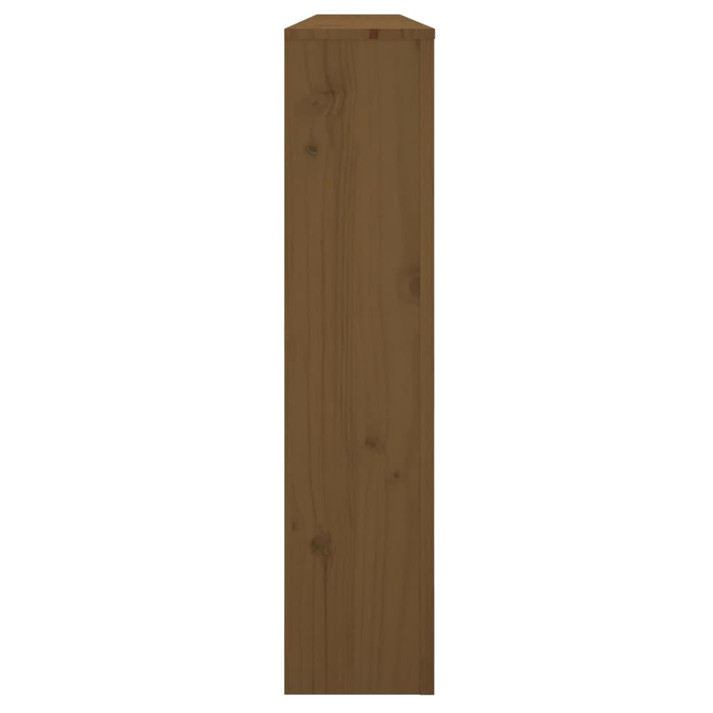 vidaXL Osłona grzejnika, miodowy brąz, 169x19x84 cm, drewno sosnowe