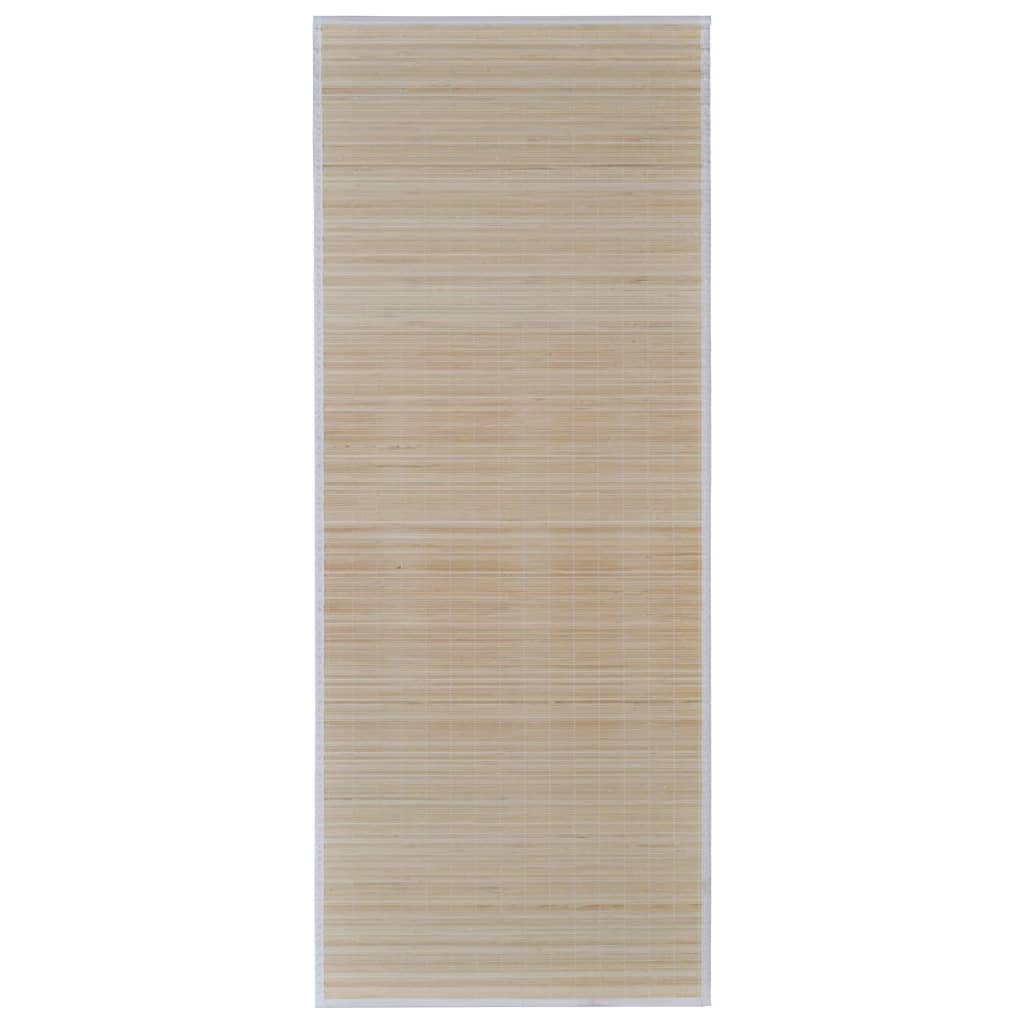 vidaXL Prostokątne, naturalne maty bambusowe, 4 szt., 120 x 180 cm