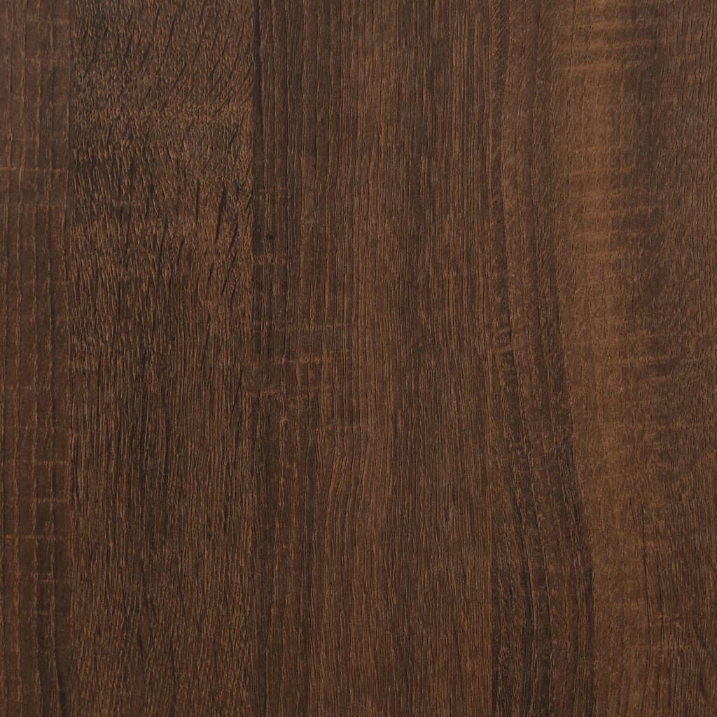 vidaXL Przeszklona szafka wisząca, brązowy dąb, 40x31x60 cm