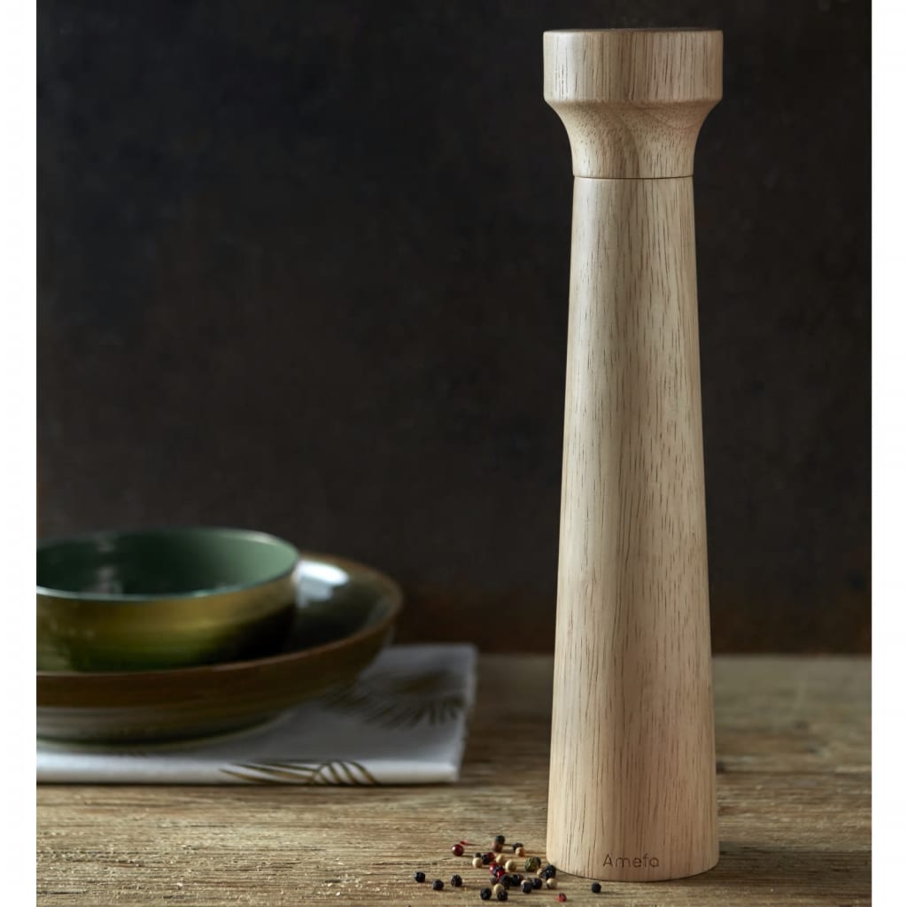 Amefa Młynek do soli lub pieprzu, 30 cm, drewniany