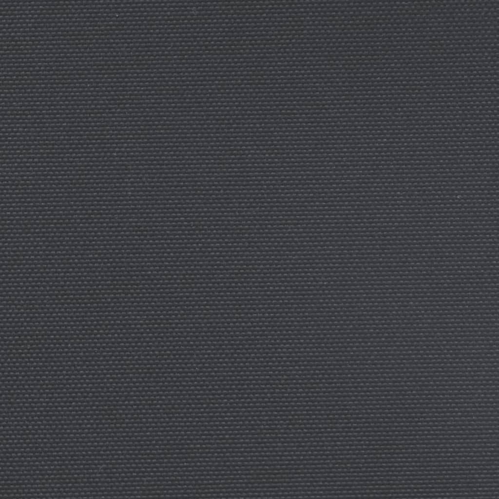 vidaXL Zwijana markiza boczna, czarna, 180 x 1200 cm