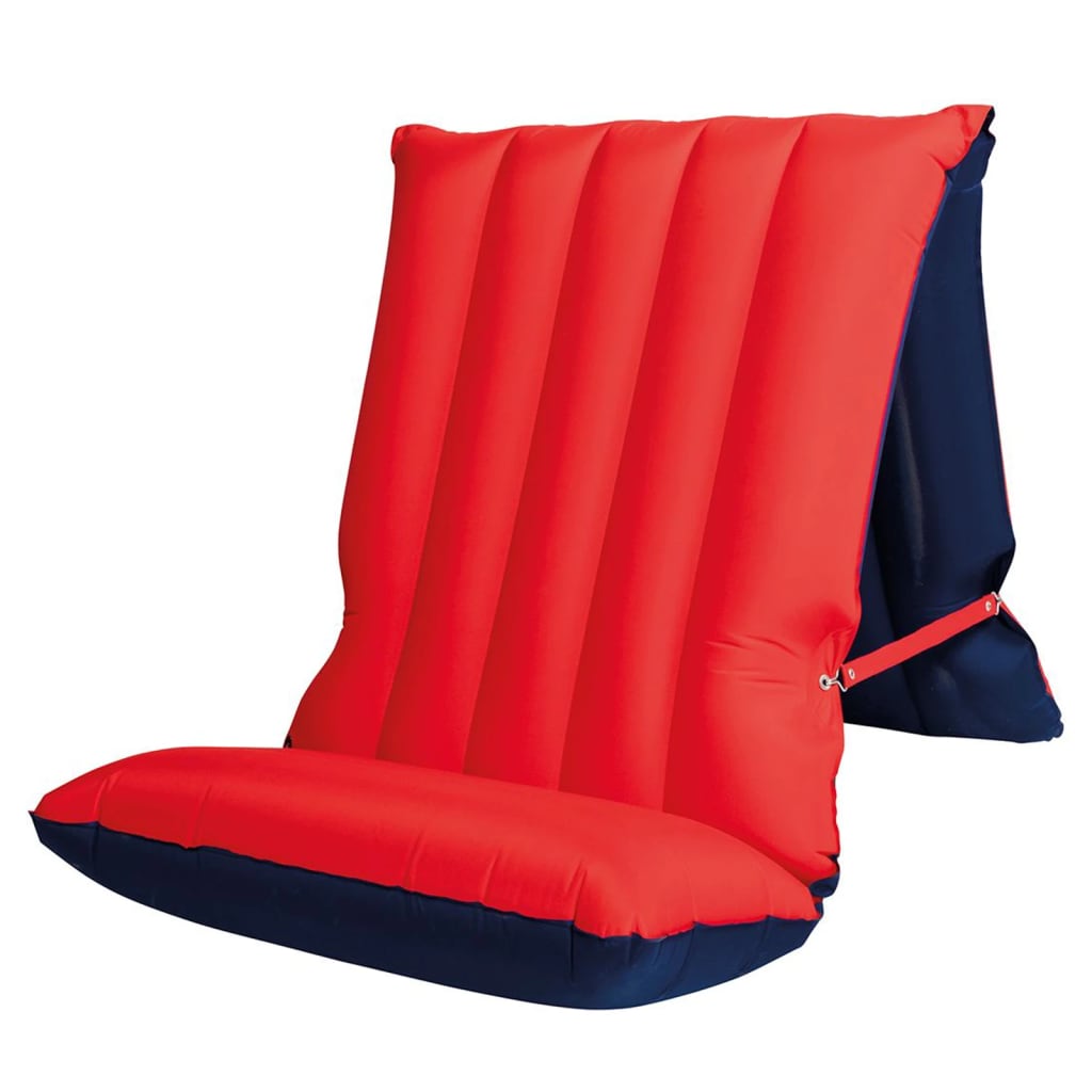 WEHNCKE Krzesło/materac dmuchany, 175x54 cm, czerwono-niebieski