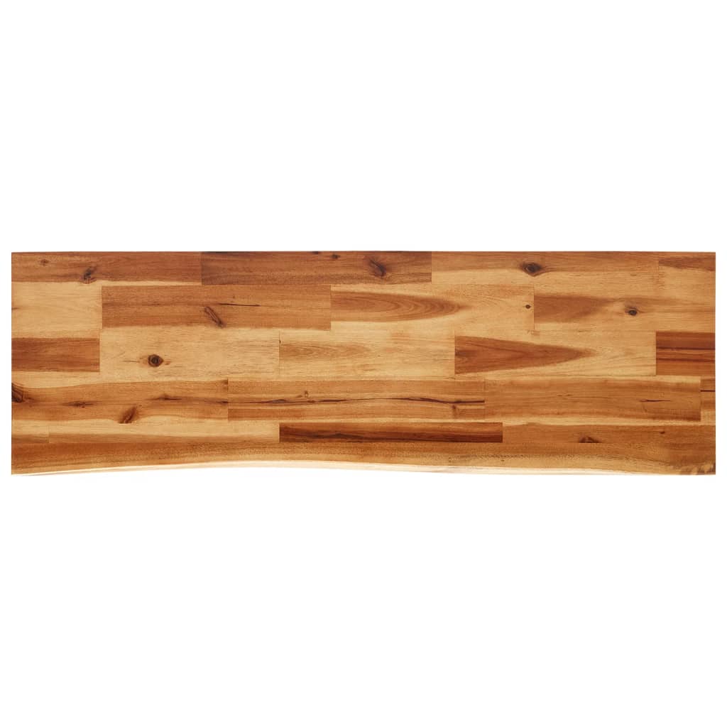 vidaXL Stolik konsolowy, 110x35x80 cm, lite drewno akacjowe