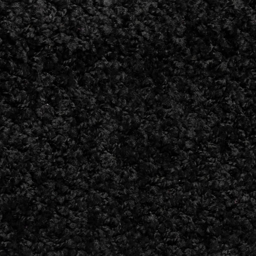 vidaXL Nakładki na schody, 15 szt., czarne, 56 x 17 x 3 cm