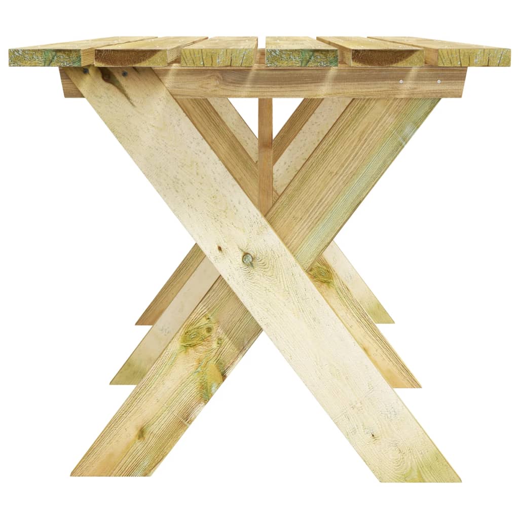 vidaXL Stół ogrodowy, 160x73x70 cm, impregnowane drewno sosnowe