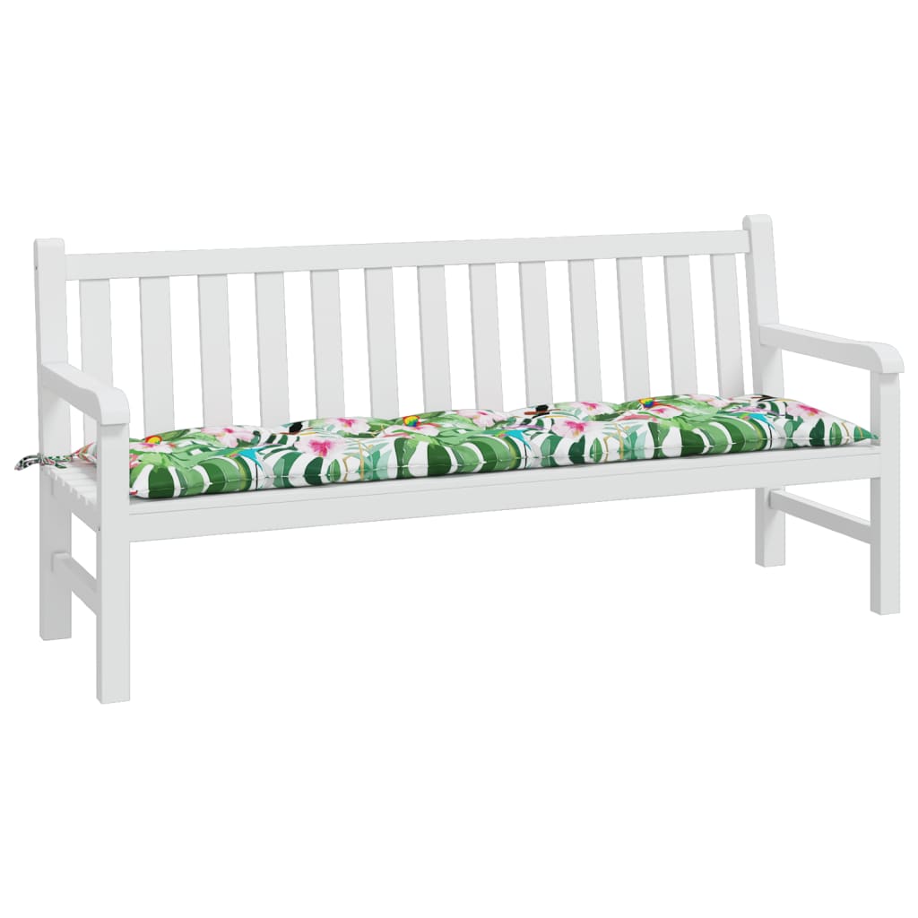 vidaXL Poduszka na ławkę ogrodową, kolorowa, 180x50x7 cm, tkanina