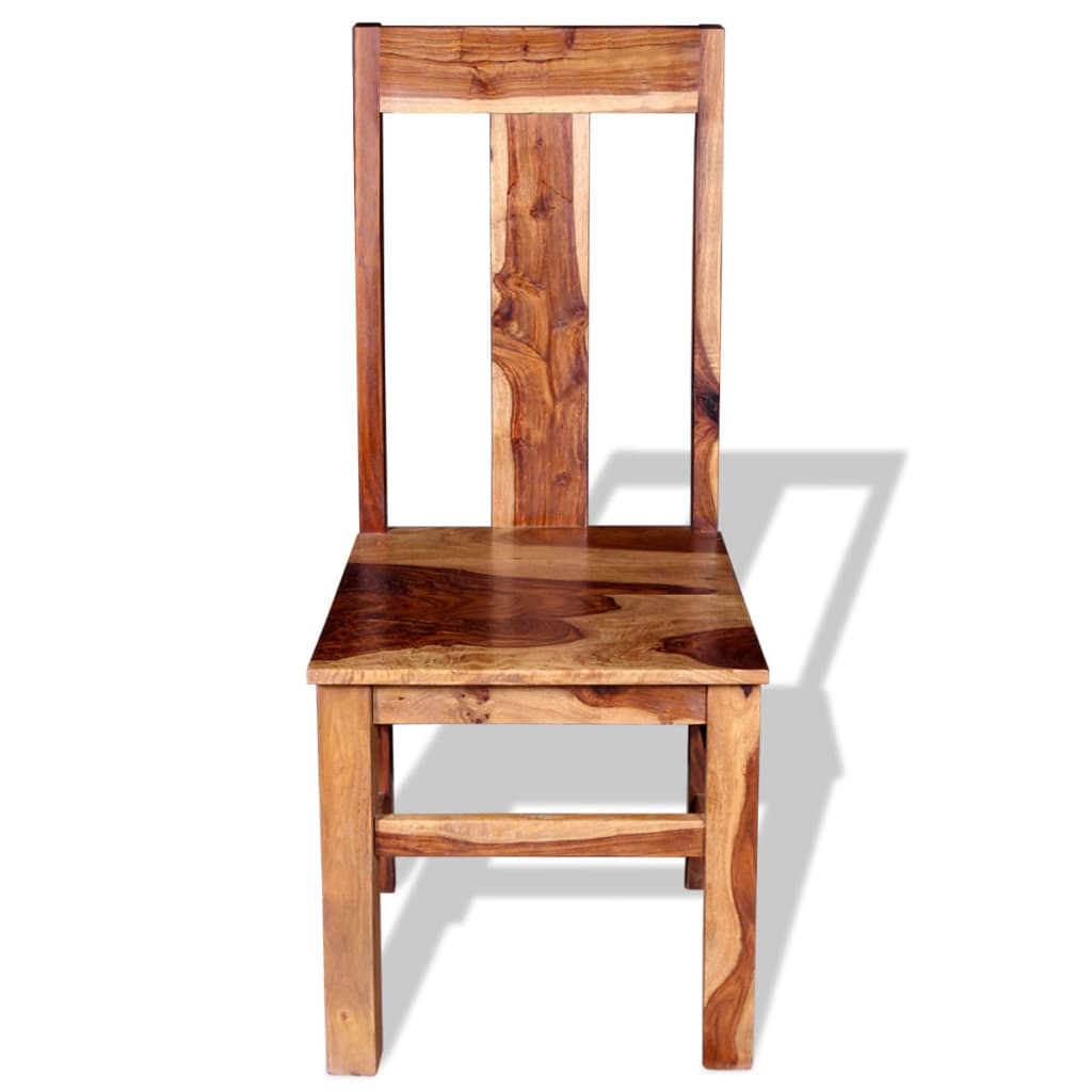 vidaXL Krzesła do jadalni 2 szt. drewno sheesham