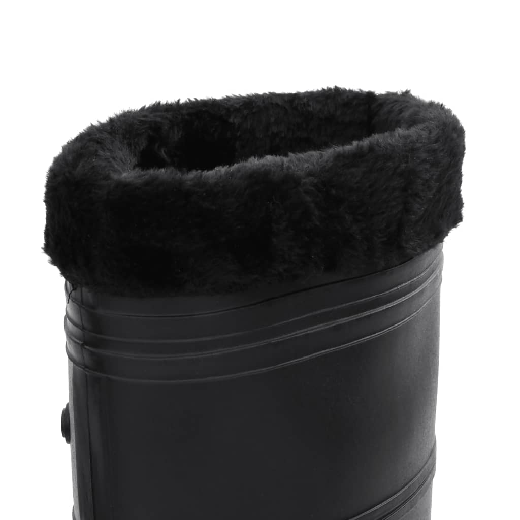vidaXL Kalosze z wyjmowanym ociepleniem, czarne, rozmiar 41, PVC