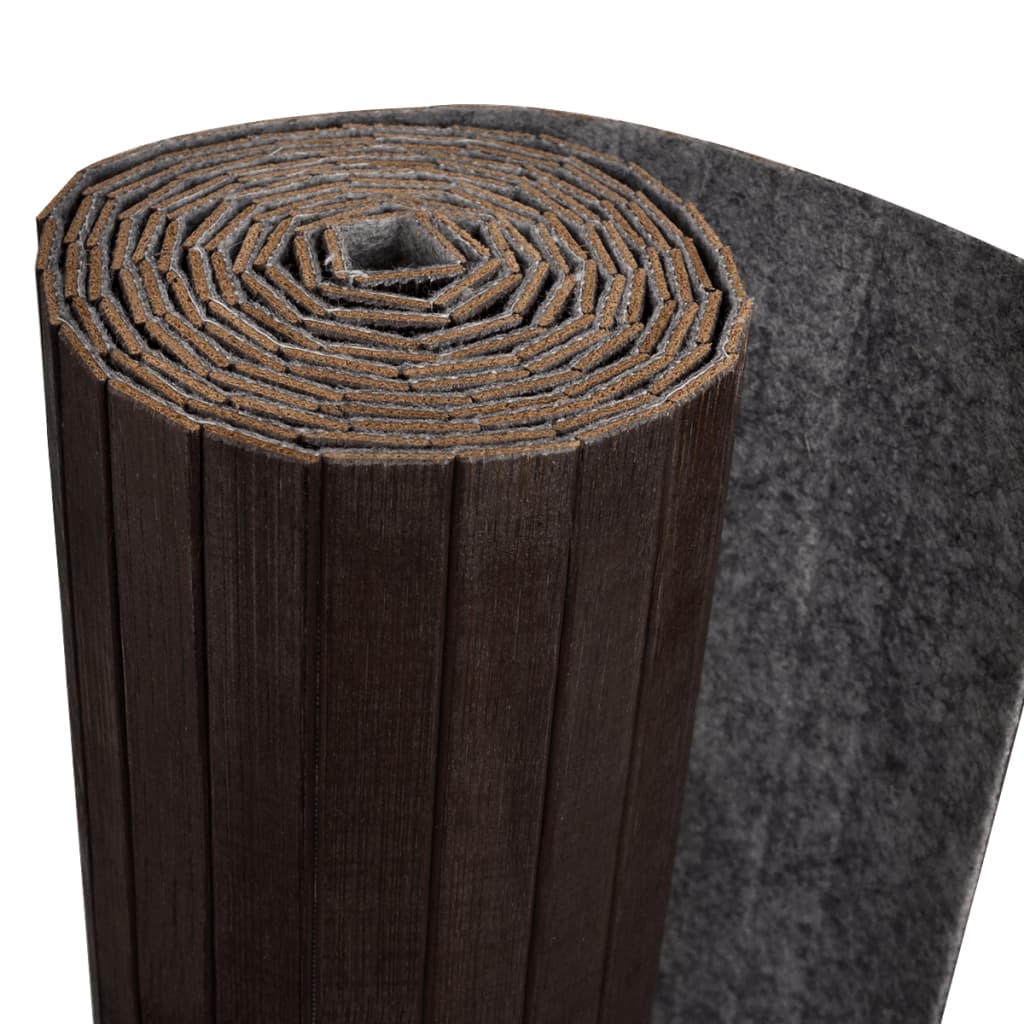 vidaXL Parawan bambusowy, ciemnobrązowy, 250 x 165 cm
