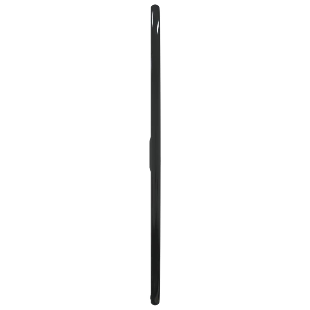 vidaXL Lustro ścienne, czarne, 30x25 cm