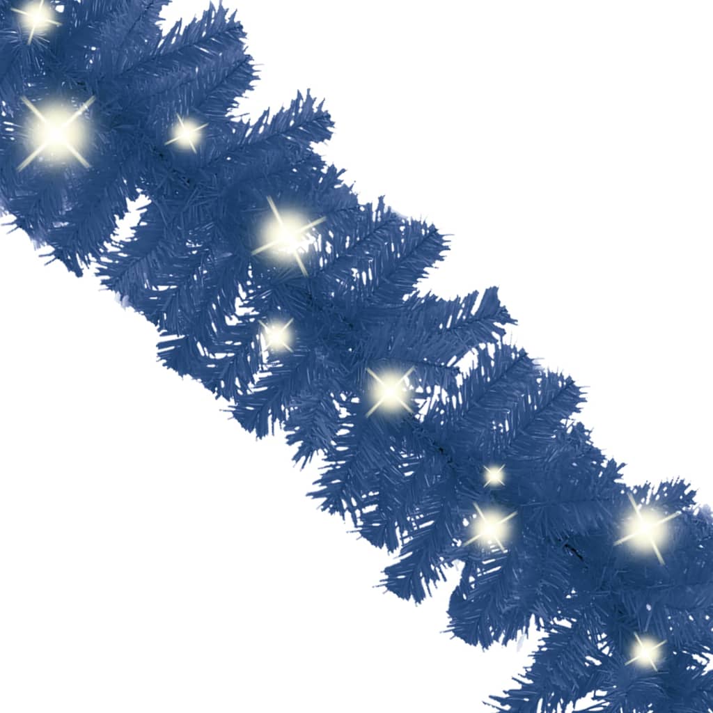 vidaXL Girlanda świąteczna z lampkami LED, 5 m, niebieska
