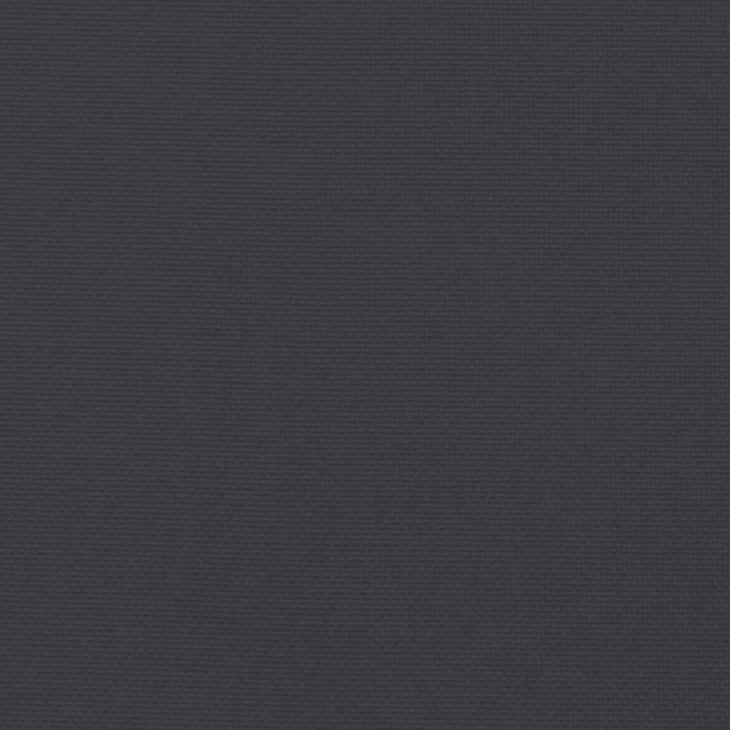 vidaXL Poduszka na ławkę ogrodową, czarna, 180x50x3 cm, tkanina