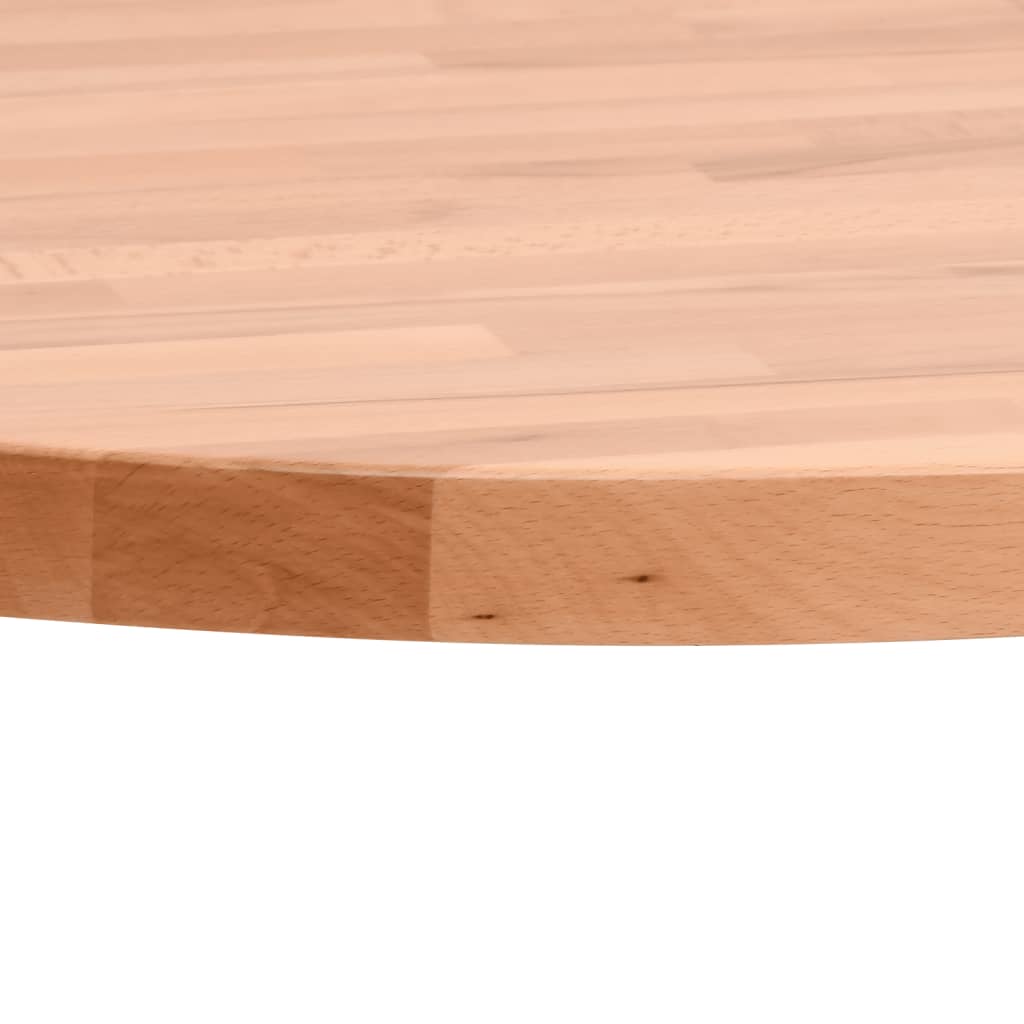 vidaXL Blat do stolika, Ø30x2,5 cm, okrągły, lite drewno bukowe