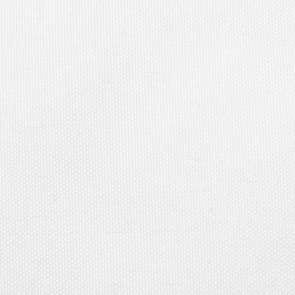 vidaXL Trójkątny żagiel ogrodowy, tkanina Oxford, 3x4x5 m, biały