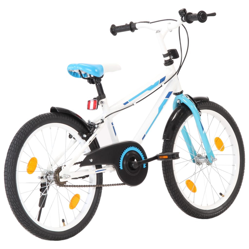 vidaXL Rower dla dzieci, 20 cali, niebiesko-biały