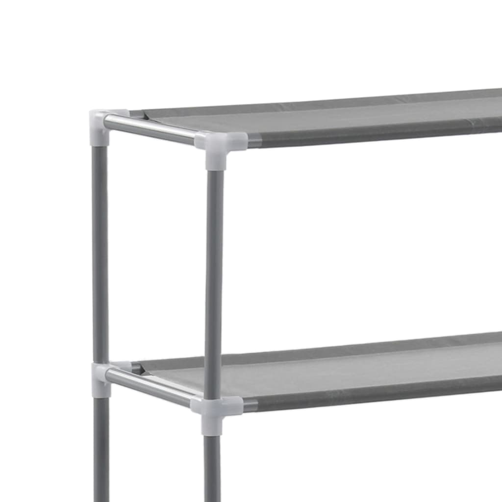 vidaXL 3-poziomowa szafka łazienkowa nad pralkę, srebrna, 69x28x169 cm