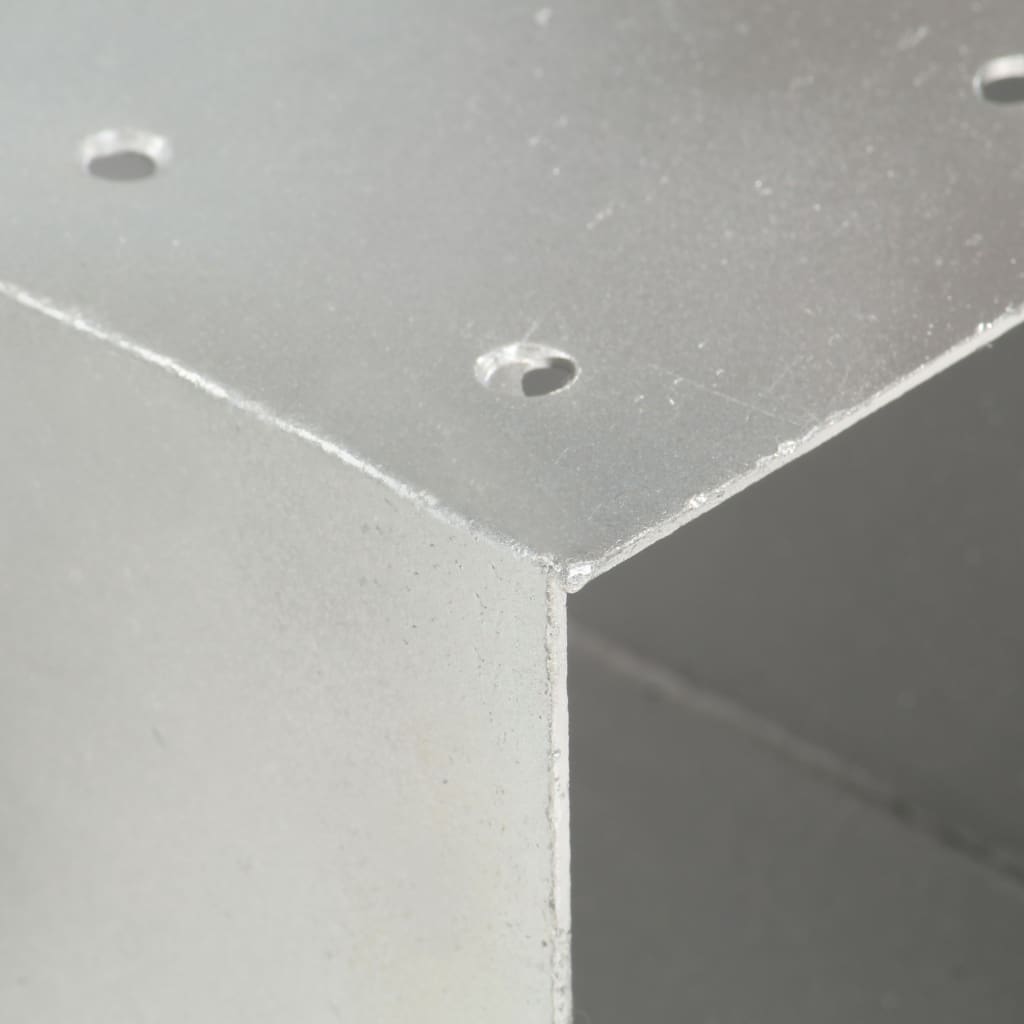 vidaXL Łącznik do słupków w kształcie Y, galwanizowany metal, 91x91 mm
