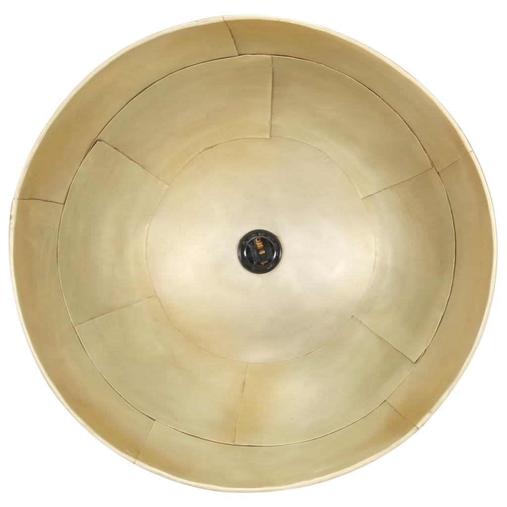 vidaXL Industrialna lampa wisząca, 25 W, mosiężna, okrągła, 41 cm, E27