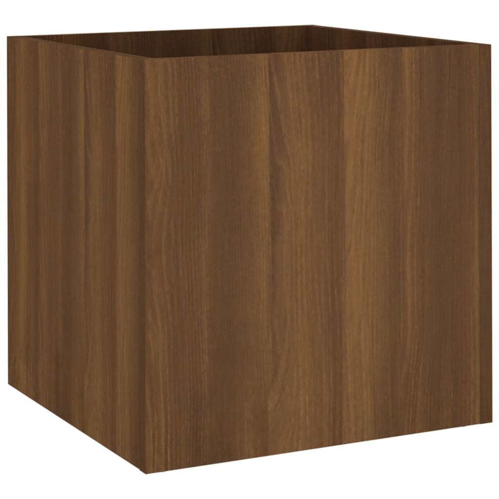 vidaXL Donica, brązowy dąb, 40x40x40 cm, materiał drewnopochodny