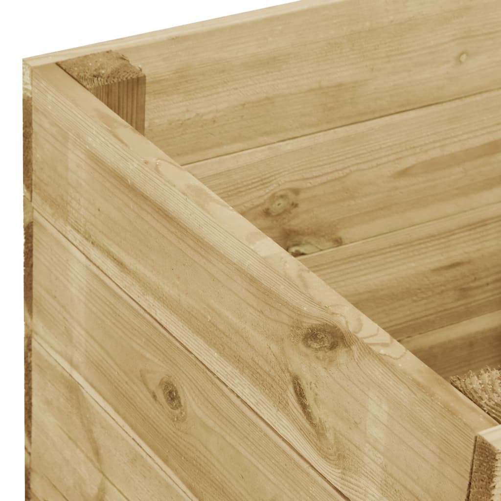 vidaXL Podwyższona donica, 200x100x97 cm, impregnowane drewno sosnowe