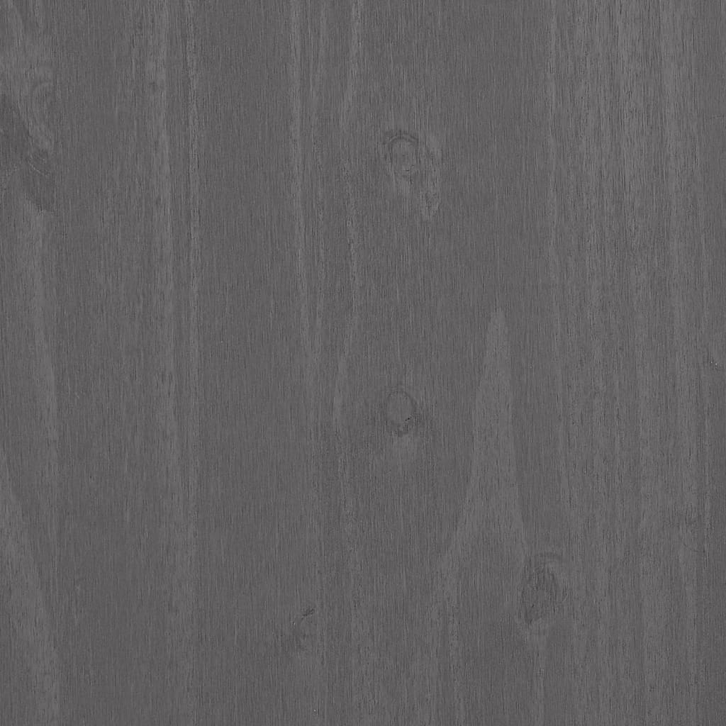 vidaXL Szafka nocna, jasnoszara, 40x35x62 cm, drewno sosnowe