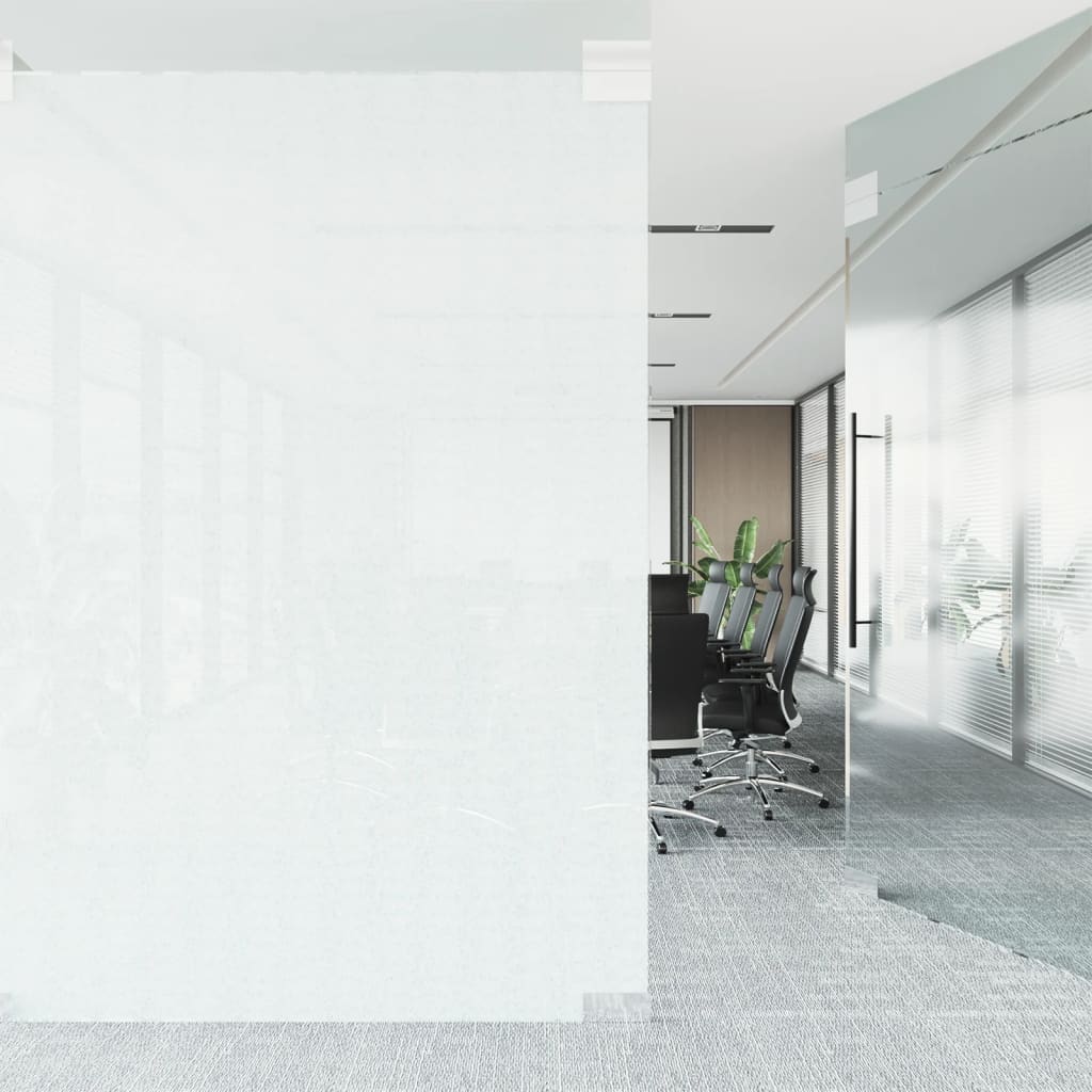vidaXL Folia okienna, matowa, przezroczysta, 45x1000 cm, PVC