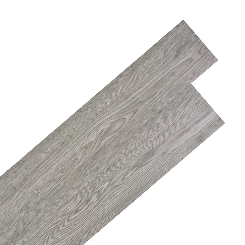 vidaXL Samoprzylepne panele podłogowe, PVC, 5,21 m², 2 mm, ciemnoszare