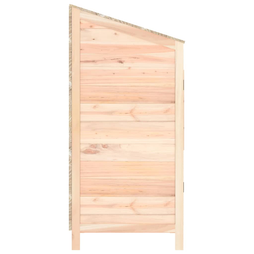 vidaXL Szopa ogrodowa, 55x52x112 cm, lite drewno jodłowe