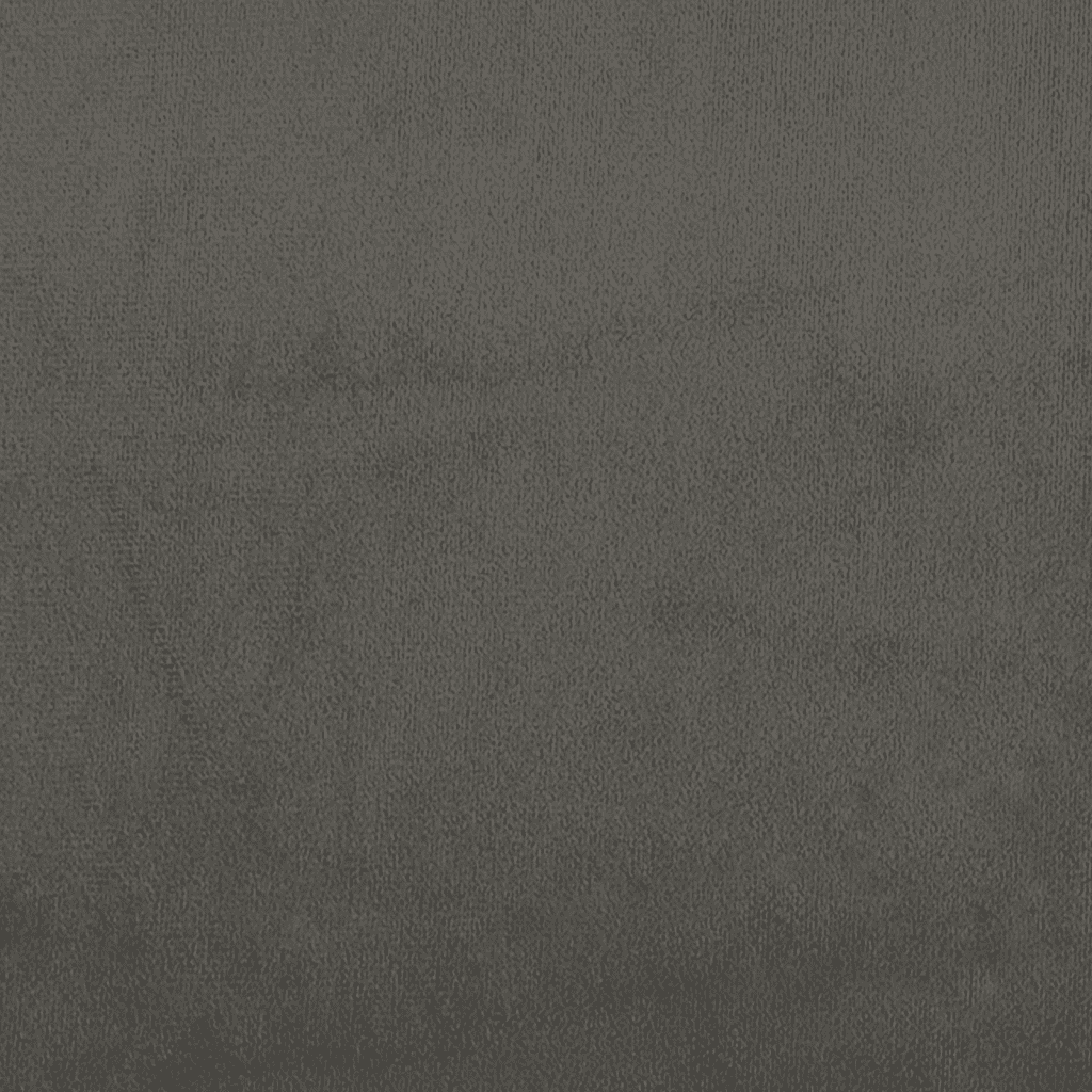vidaXL Łóżko kontynentalne z materacem, ciemnoszary aksamit, 90x190 cm