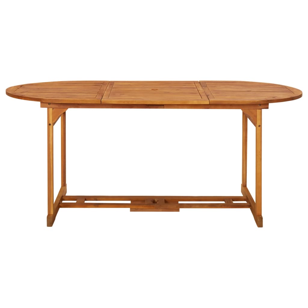 vidaXL Ogrodowy stół jadalniany, 180x90x75 cm, lite drewno akacjowe
