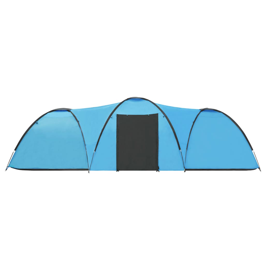 vidaXL Namiot turystyczny typu igloo, 650x240x190 cm, 8-os., niebieski