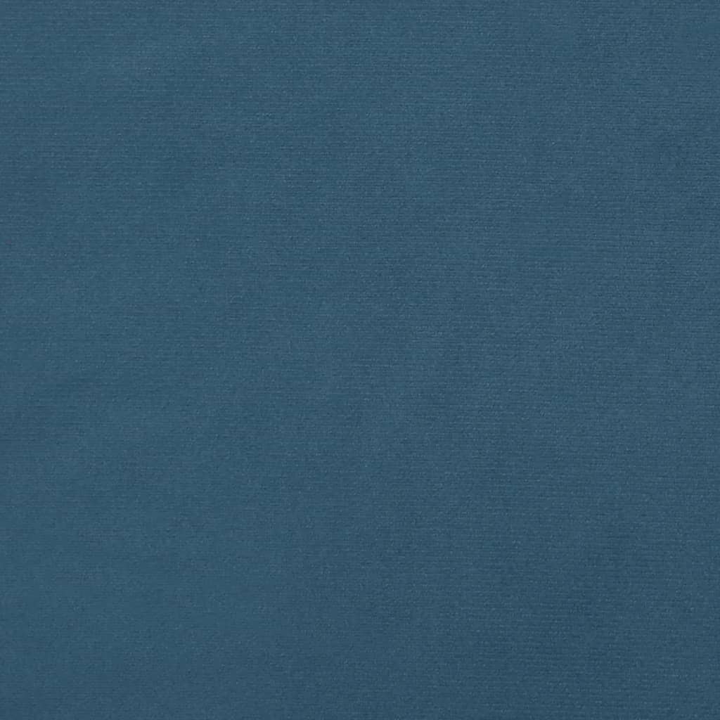 vidaXL Zagłówki do łóżka, 2 szt, ciemnoniebieski, 90x5x78/88cm aksamit