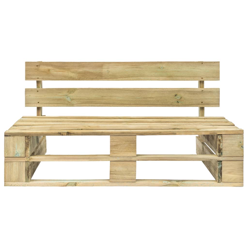 vidaXL Ogrodowa ławka wykonana z palet, drewno