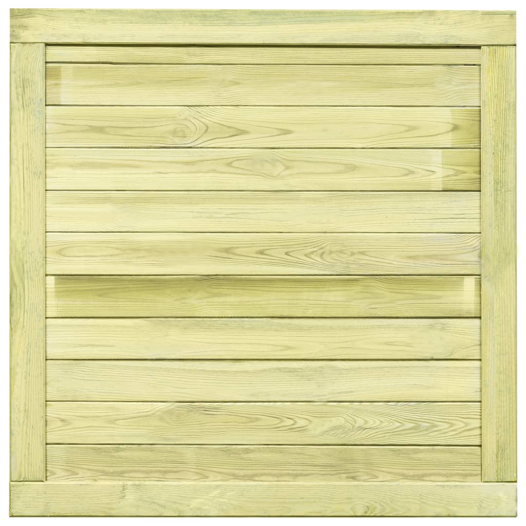 vidaXL Furtka ogrodowa, impregnowane drewno sosnowe, 100 x 100 cm