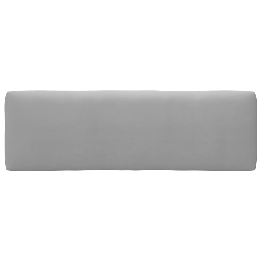 vidaXL Sofa 2-osobowa z palet, z poduszkami, czarna, drewno sosnowe
