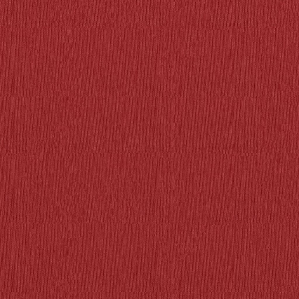 vidaXL Parawan balkonowy, czerwony, 90x300 cm, tkanina Oxford