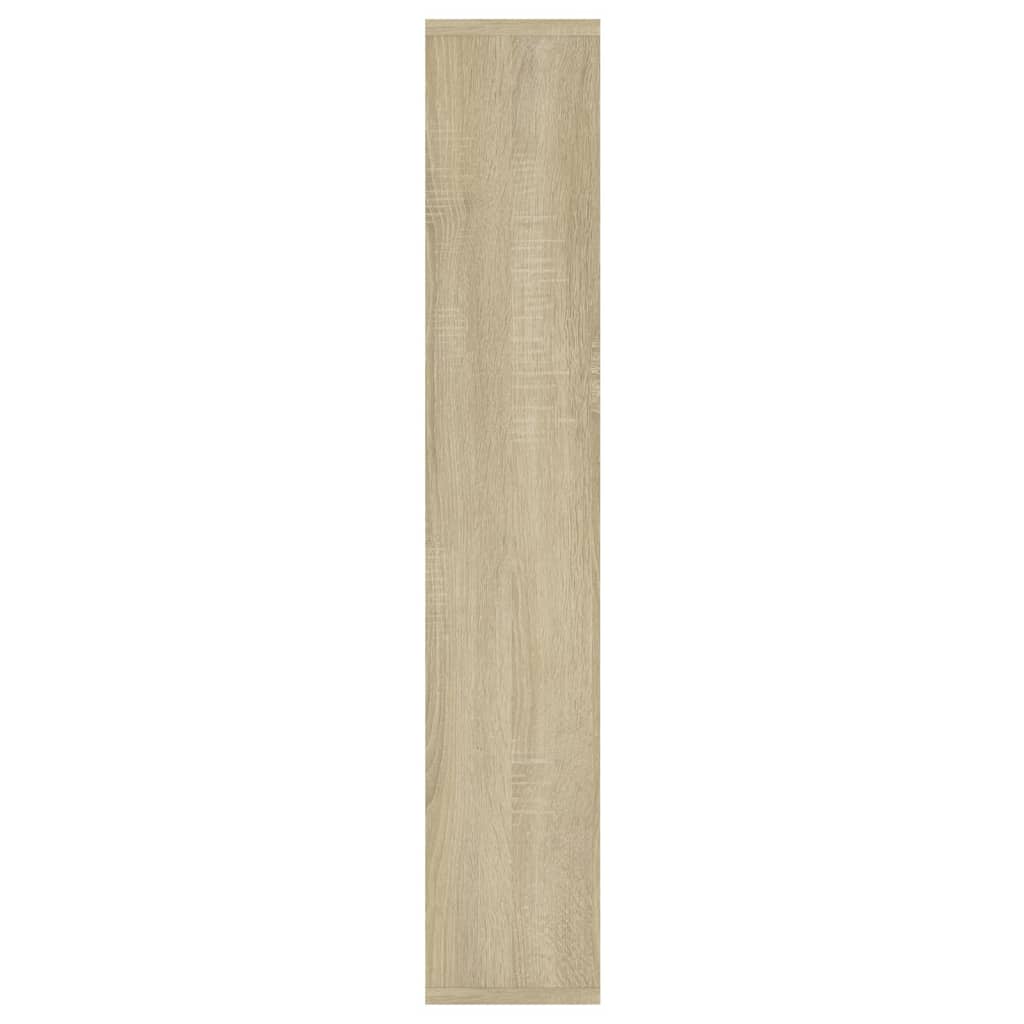 vidaXL Półka ścienna, dąb sonoma, 36x16x90 cm, materiał drewnopochodny