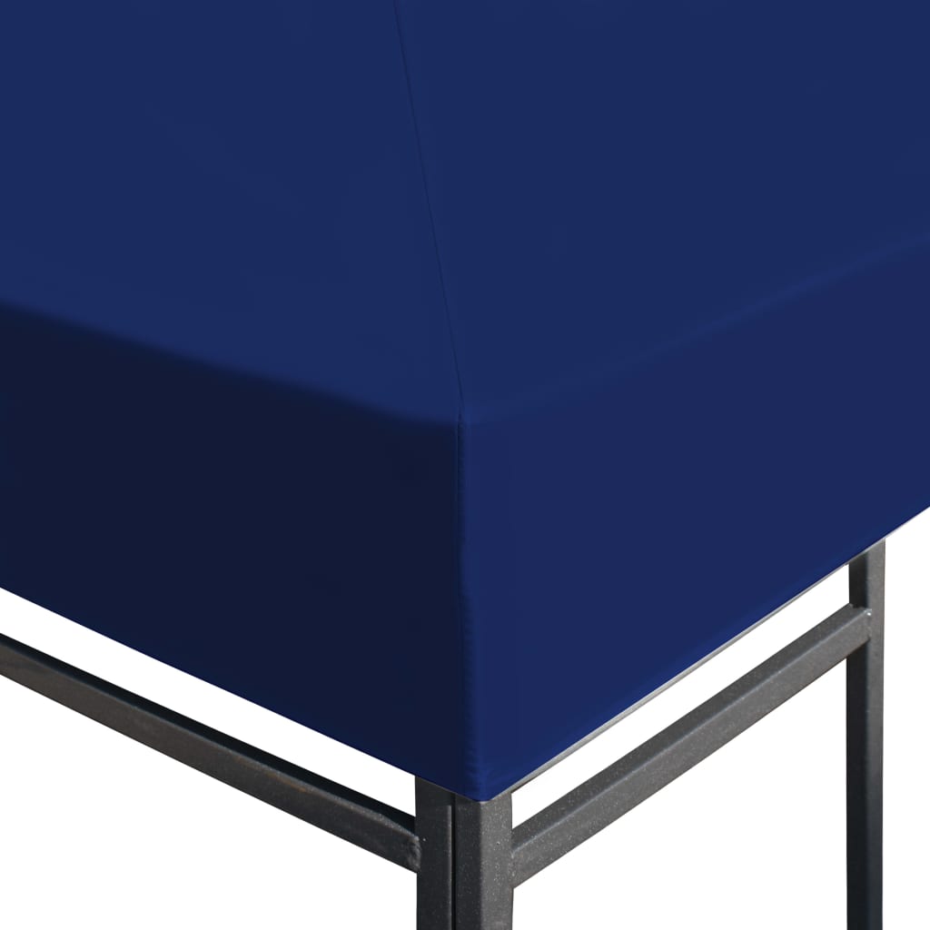 vidaXL Zadaszenie altany, 310 g/m², 4 x 3 m, niebieskie