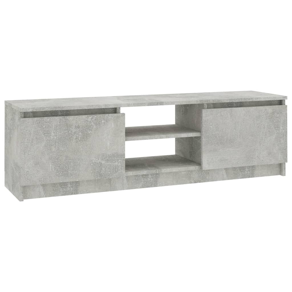vidaXL Szafka pod TV, betonowy szary, 120x30x35,5 cm