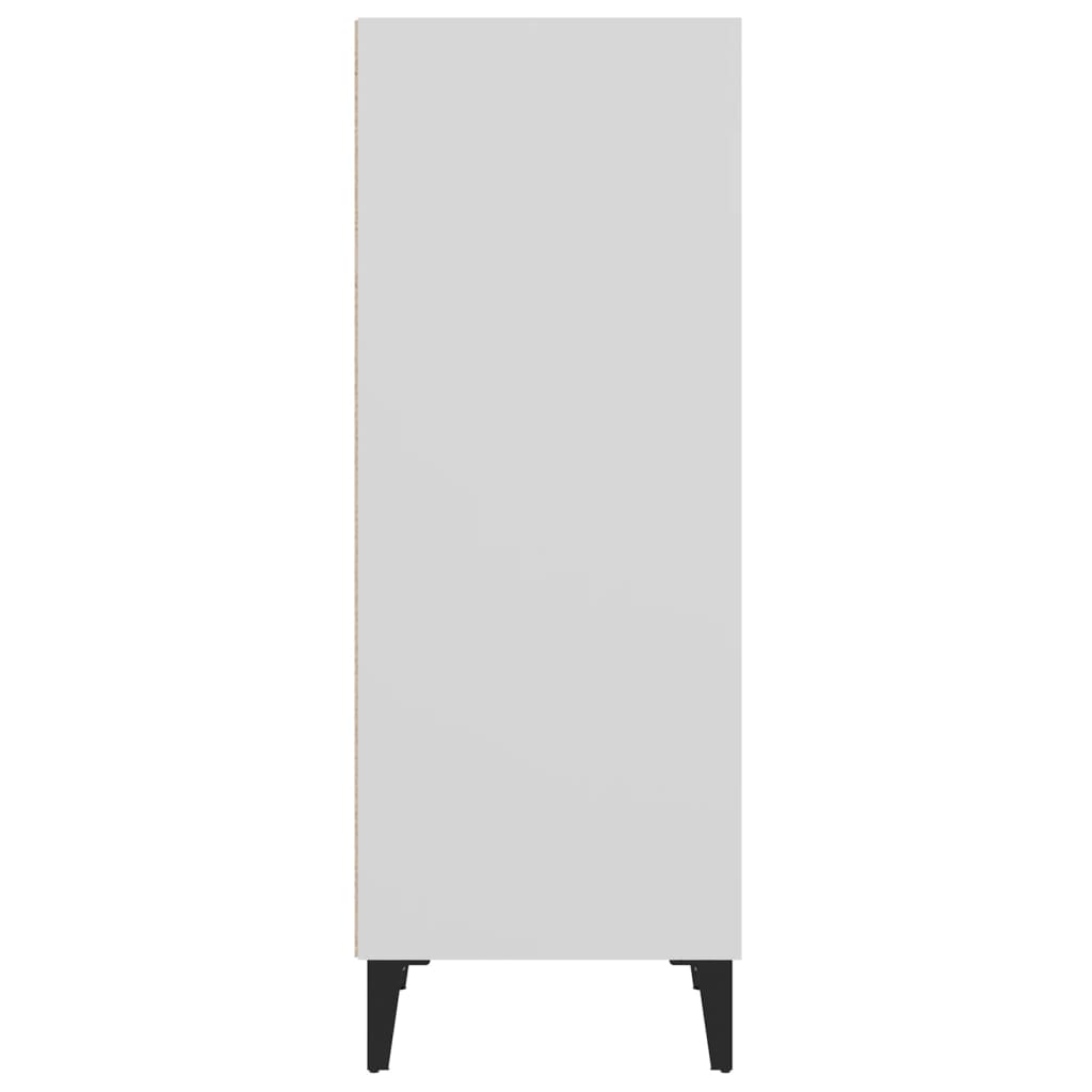 vidaXL Szafka, biała, 34,5x32,5x90 cm, materiał drewnopochodny