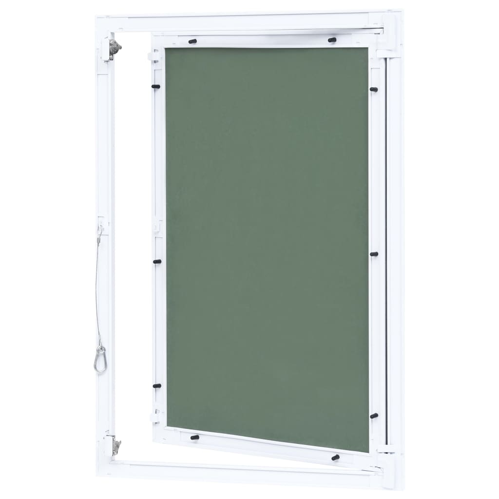 vidaXL Panel rewizyjny z aluminiową ramą i płytą z gipsu, 300x600 mm