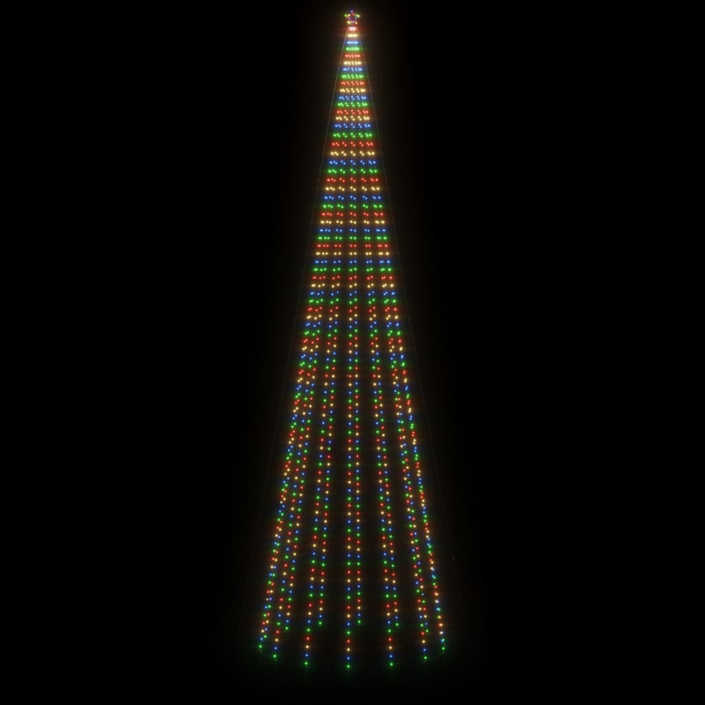 vidaXL Choinka z kołkiem gruntowym, 1134 kolorowe LED, 800 cm