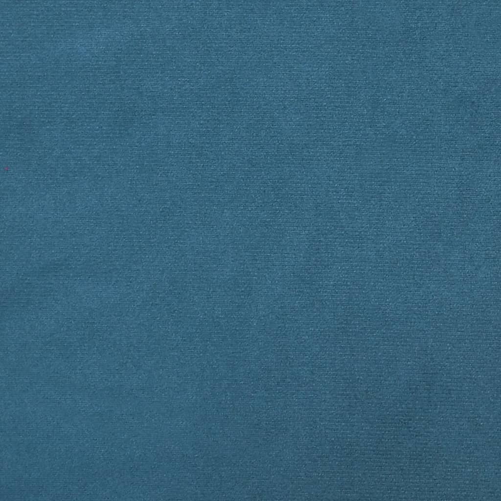 vidaXL 2 cz. komplet wypoczynkowy, niebieski, aksamitny