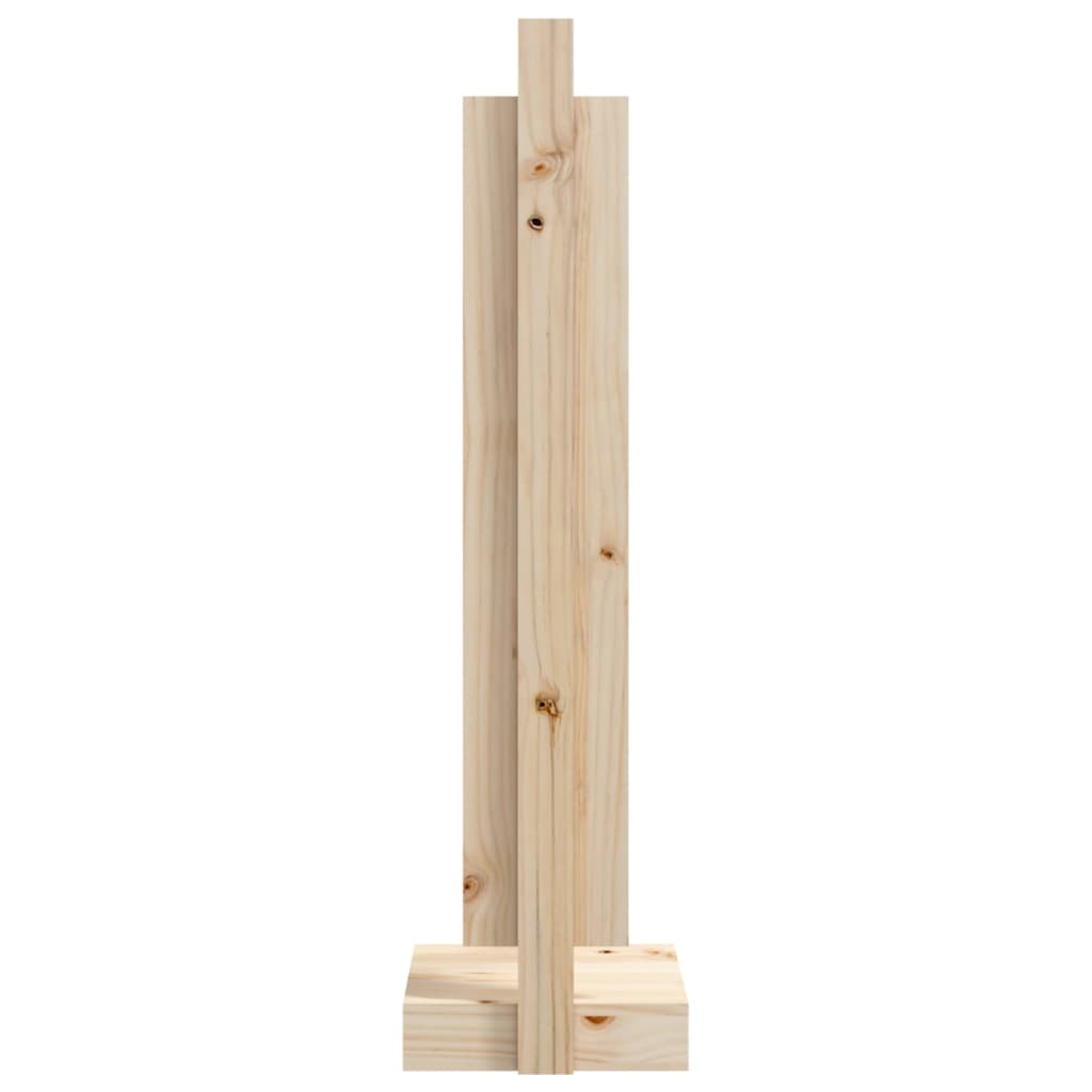 vidaXL Stojak na drewno, 33,5x30x110 cm, drewno sosnowe