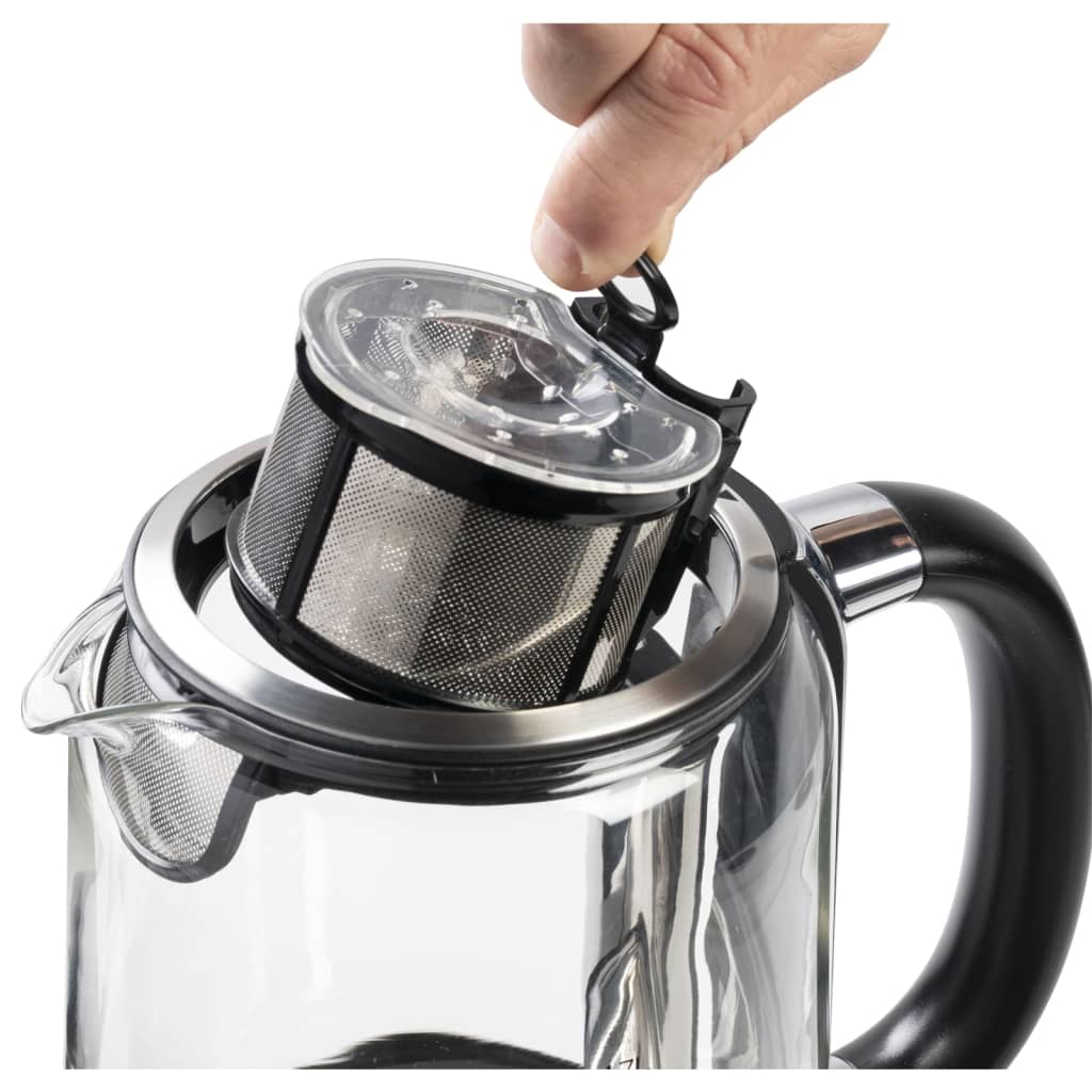 Bestron Zaparzacz do herbaty i czajnik 2-w-1 AATM800STE, 1,7 L, 2200 W