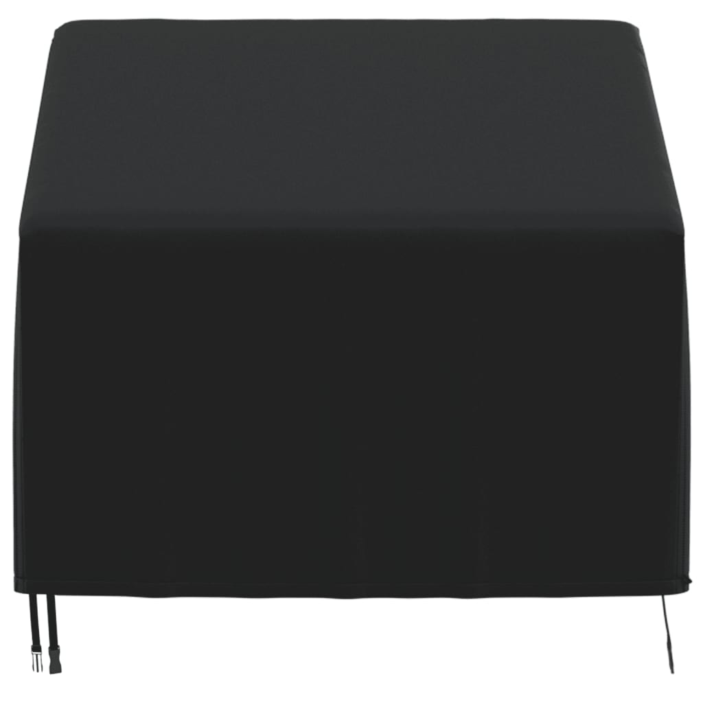 vidaXL Pokrowiec na krzesło ogrodowe, czarny, 90x90x50/75 cm, tkanina