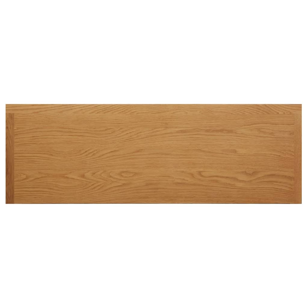 vidaXL Toaletka, 110x40x75 cm, lite drewno dębowe