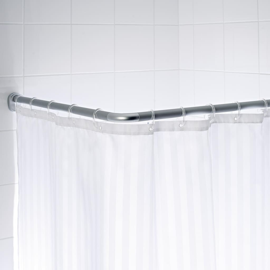 RIDDER Uniwersalny, narożny drążek prysznicowy, 90 x 90 x 2,5 cm