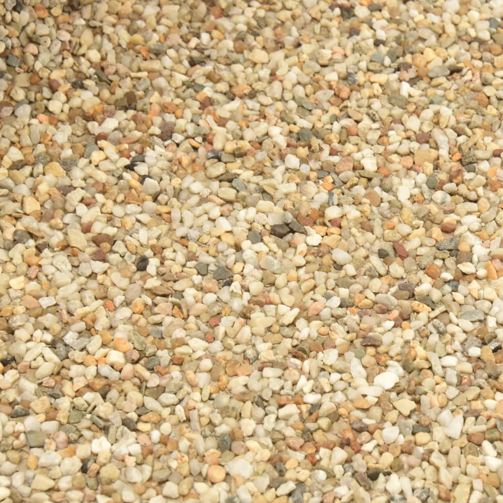 vidaXL Wykładzina z kamyczkami do oczka wodnego, piaskowa, 250x40 cm